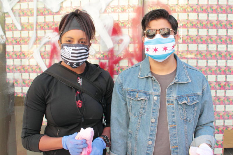 Mikala Thompkins and Pedro Guerrero